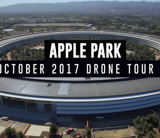 Видео завершающейся стадии строительства штаб-квартиры Apple Park